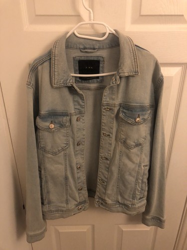 Mens blue zara denim jacket - zara,