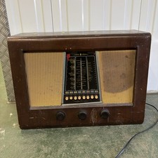 Bush PB.22 Vintage Valve Radio Walnut Perfect For Restoring Or As A Film TV Prop