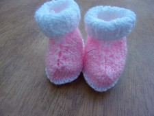 handmade knitted doll shoes to