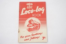 c1950s abc Loco Log Book Ian Allan Spotters Book Locolog - Red Cover