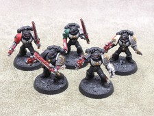 40k Space Marines TACTICAL SQUAD 5 figures Well Painted GW 33559