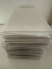VISIBACK Clear Comic Book Backing Boards x100 with Mylar Bags x100 Modern Size