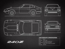 Poster - Classic Datsun 240Z