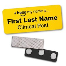 Name Badge Hello My Name Is Hospital Student Nurse Midwife GP Doctor Magnet SMN
