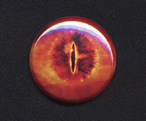 Eye sauron badge button - eye,