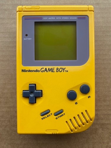Gameboy original yellow - gameboy,