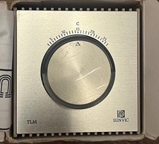 Sunvic TLM2253 Satchwell Room Thermostat 3°C to 27°C Range 1980s Vintage