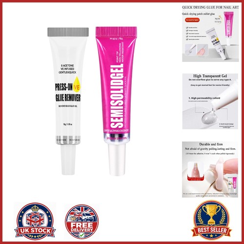 Fast drying nail - nail, glue