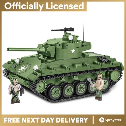 Cobi 2543 wwii m24 chaffee - wwii,