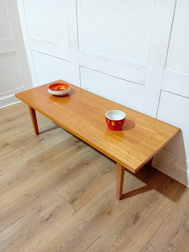 Retro teak coffe table vintage - table,