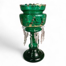 Antique Green Glass Luster