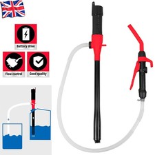 Portable Power Battery Fuel Pump Up To 2.5 Gallons Water & Fuel Transfer Pump