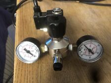 fish tank co2 regulator dual gauges with solenoid
