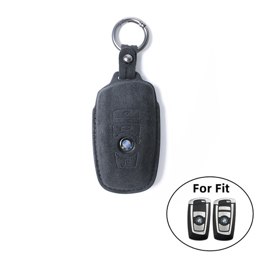 Alcantara car key fob - car,