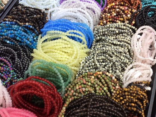 6mm round beaded - 6mm, handmade