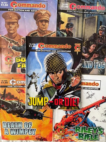 Commando comics job lot - commando,