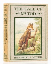 The Tale of Mr Tod 1912 1st Edition Beatrix Potter Excellent