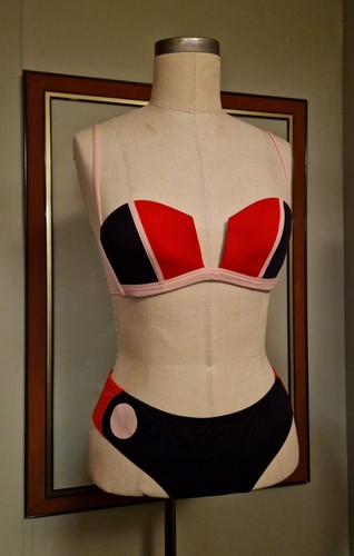 Perla bikini color block - la,