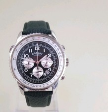 Rotary Chronospeed Watch Mens Rotary Full Chronograph Pilots Watch Working.