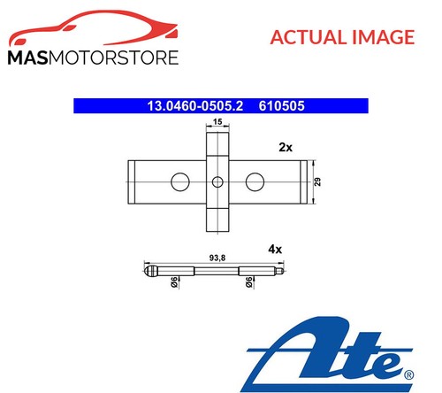 Brake pads fitting kit shims - pads,