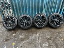 Vauxhall Corsa D Black Edition Alloy Wheels / Tyres 215/45/17 5 Stud W100 5x110