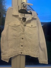 Primark White Denim Jacket