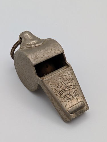 Vintage acme thunderer whistle - vintage,