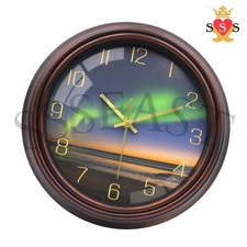 Northern Lights Wall Clock, 12