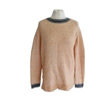 Munthe Womens Peach Super Kid Mohair Blend High Neck Sweater Jumper. UK 8/EU 36.