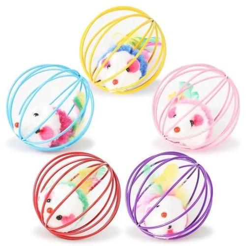 Colorful mouse cage - mouse, in