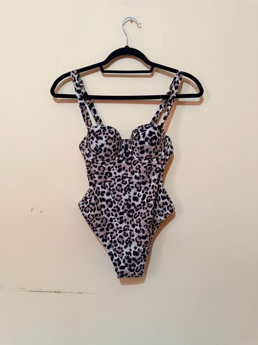 Brown tummy control leopard - brown,