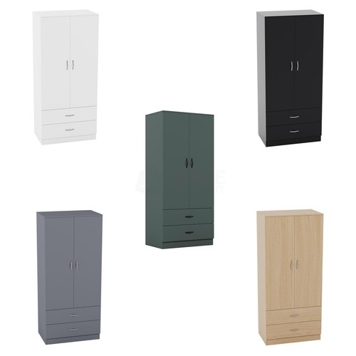 Modern wooden wardrobe - wooden, door