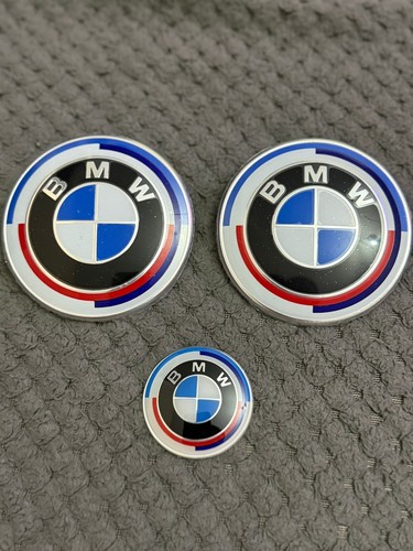 Bmw 50th anniversary badges - bmw,