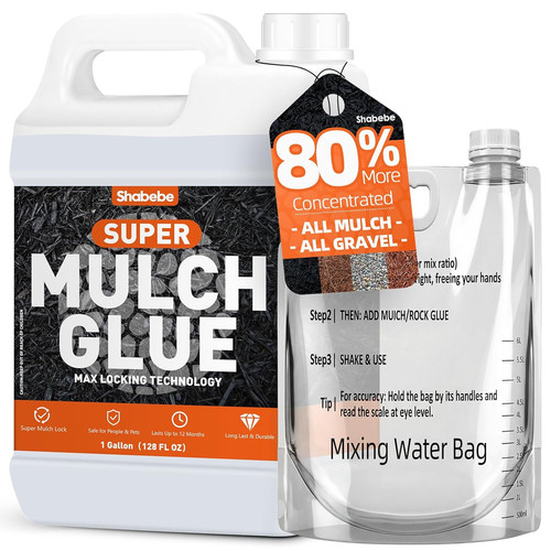 Gallon mulch glue strong - gallon,