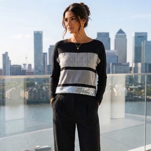 Zara black grey silver - zara,