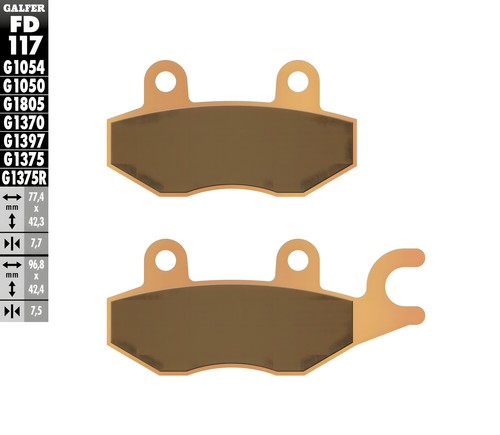 Galfer sinter sport brake - sinter, pads