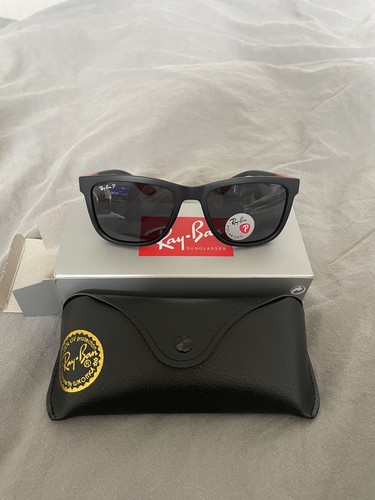 Red ferrari ray - ban, sunglasses