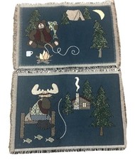 Bear Moose Tapestry Placemats
