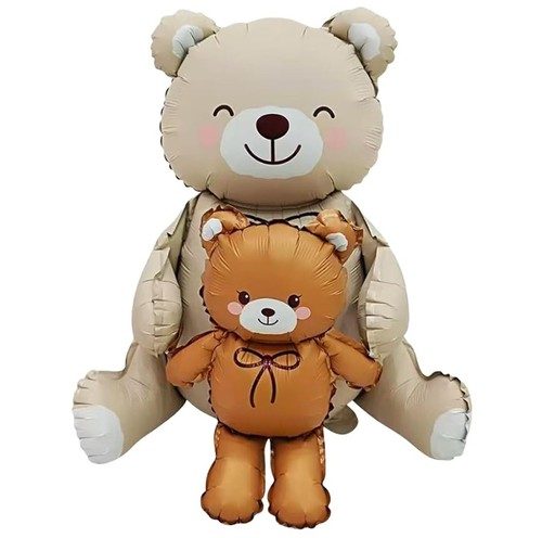Teddy bear balloon - bear, birthday