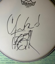 CHAD SMITH signed 12" Drumhead