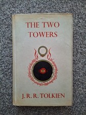 J R R Tolkien Two Towers First Edition 4th Impression 1956  Lord of the Rings