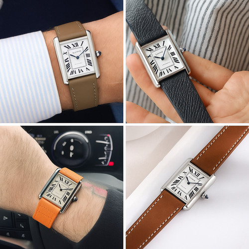 Leather watch strap for - leather,