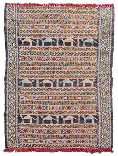 Hand knotted vintage morocco - hand,