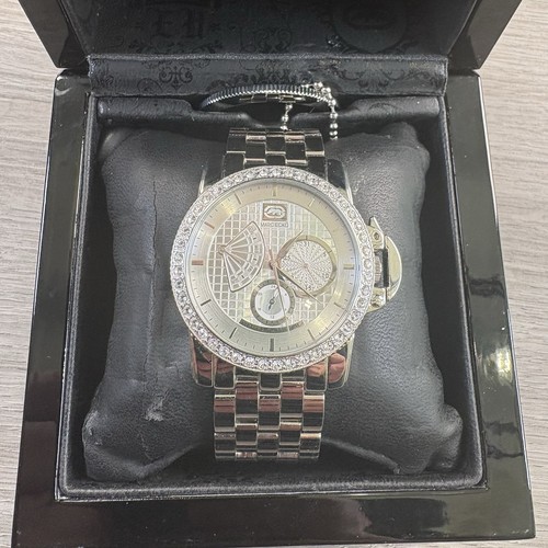 Marc ecko silver chronograph - marc,