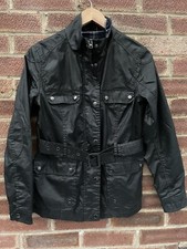 Atmosphere Women's Navy Blue/Black Biker Jacket Coat Size UK 10 / 38