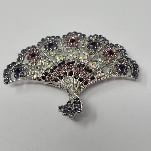 Vintage peacock floral - , fan