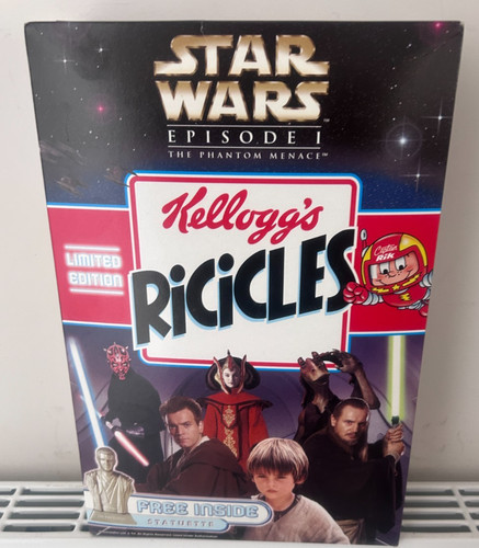 Opened kelloggs ricicles - un-opened,