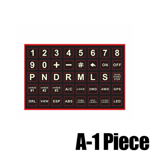 40pcs car interior decal - car,