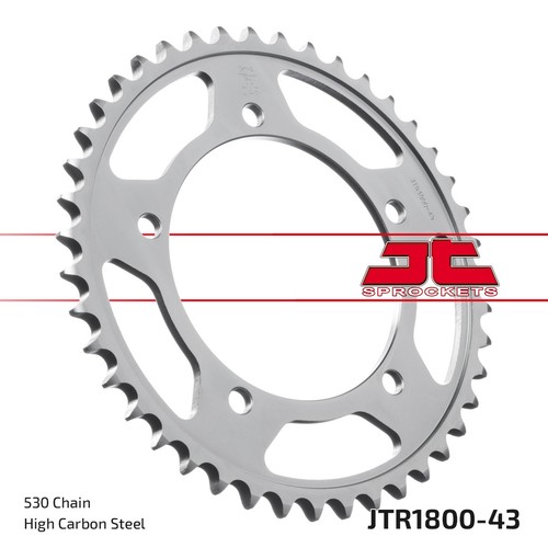 Sprocket rear 530 fits - rear, 43/530