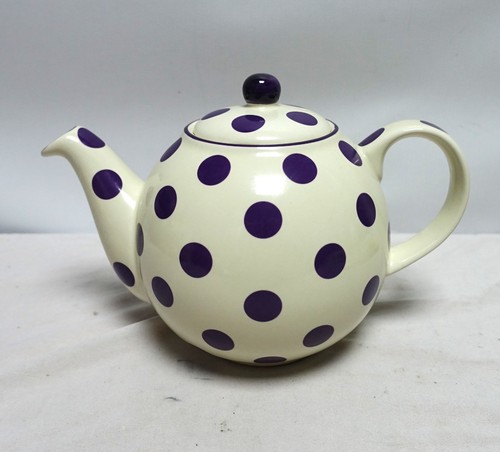 London pottery globe teapot